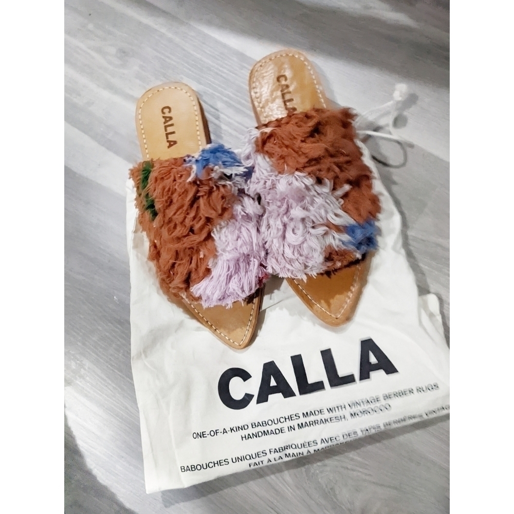 Calla Paris | Moki Open-Toe Babouches (Size 8) - Picture 2 of 8